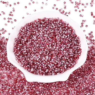 Picasso Glass Seed Beads SEED-Q041-02K-1