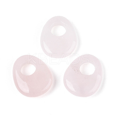 Natural Rose Quartz Pendants G-T144-09C-1