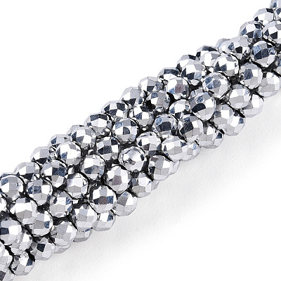 Electroplate Glass Beads Strands LS-EGLA-T027-01S-1