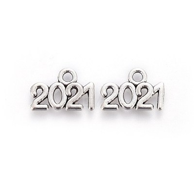 Tibetan Style Zinc Alloy Charms PALLOY-I141-30AS-B-1