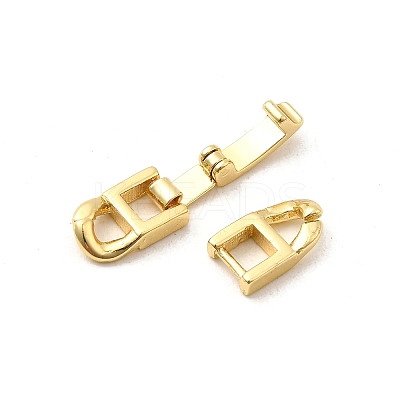 Brass Watch Band Clasps KK-A266-32G-1