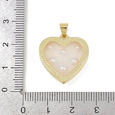 Epoxy Resin Pendants KK-P323-07A-G-1