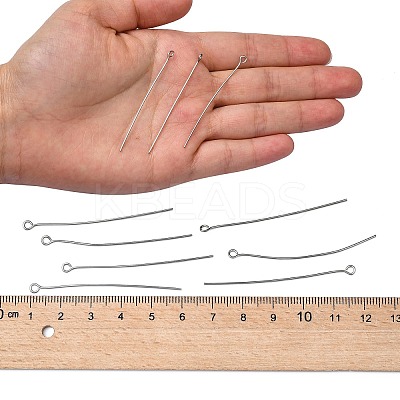 Non-Tarnish 304 Stainless Steel Eye Pin LS-X-STAS-R045-50mm-1