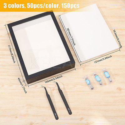 DIY Insect Specimen Display Box Kits DIY-GL0006-09-1