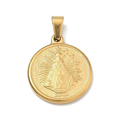 Religion Theme 304 Stainless Steel Pendants STAS-F336-06B-G-1