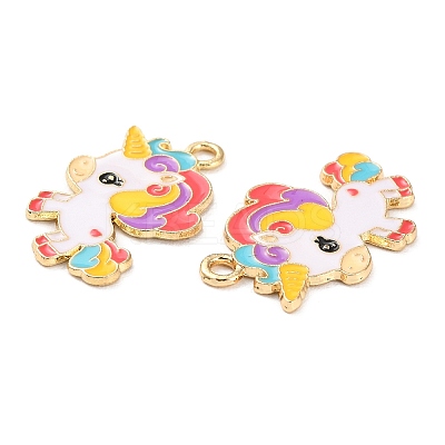Alloy Enamel Pendants ENAM-C014-03G-1