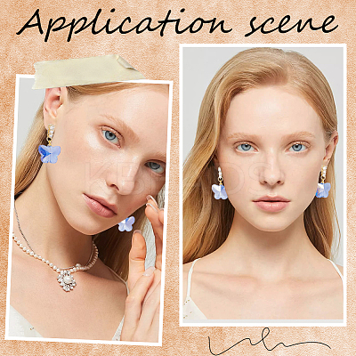10Pcs Brass Glass Rhinestone Stud Earring Findings KK-BBC0009-24-1