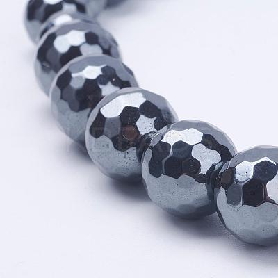 Non-Magnetic Synthetic Hematite Necklaces NJEW-K080-02-1