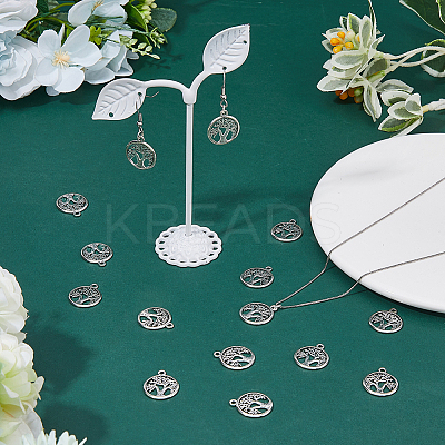 120Pcs Tibetan Style Alloy Pendants TIBE-DC0001-14B-1