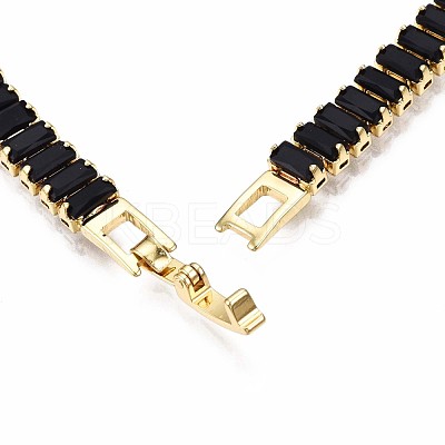 Cubic Zirconia Classic Tennis Bracelet ZIRC-S067-073B-NF-1
