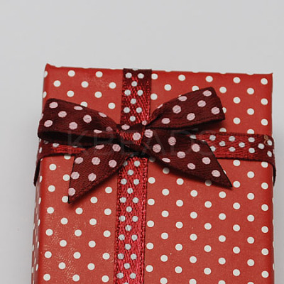 Cardboard Necklace Boxes with Bowknot and Sponge Inside CBOX-R012-6-1