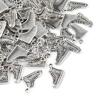 Tibetan Style Alloy Pendants TIBE-YW0001-06-1