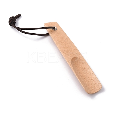 Wood Shoehorns AJEW-WH0250-95A-1