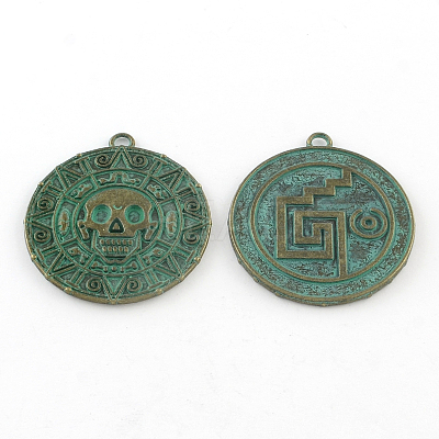Zinc Alloy Pendants PALLOY-R065-045-LF-1