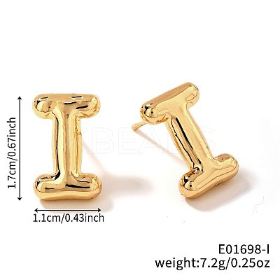 Brass Stud Earrings UV9543-9-1