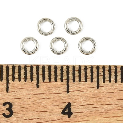 SHEGRACE Brass Open Jump Rings XGR0077P-11P-1