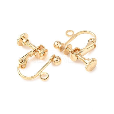 316 Surgical Stainless Steel Clip-on Earring Findings STAS-H240-45G-1
