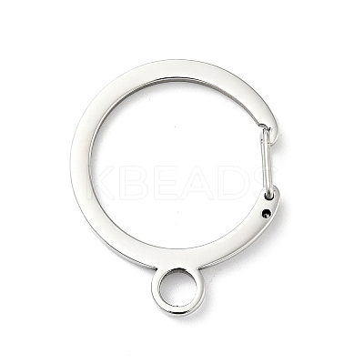 Non-Tarnish 304 Stainless Steel Gate Snap Key Clasps LS-STAS-C056-09P-1