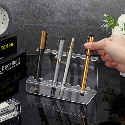 Acrylic Fountain Pen Holder Display Stand AJEW-WH0248-526A-1