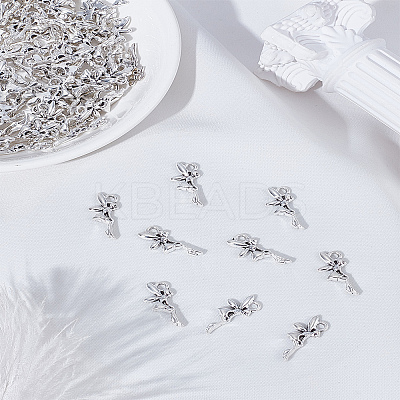 100Pcs Tibetan Style Alloy Pendants FIND-LP0004-19-1