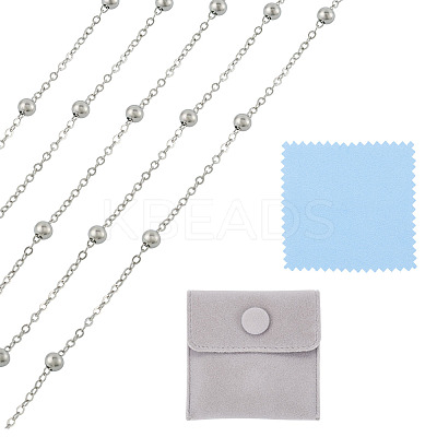 1M 925 Sterling Silver Satellite Chains STER-TA0001-21-1