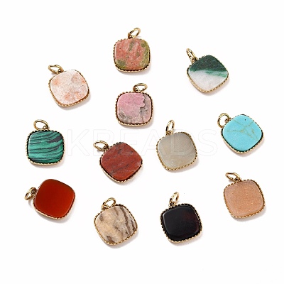 Natural & Synthetic Gemstone Charms STAS-A057-22-1
