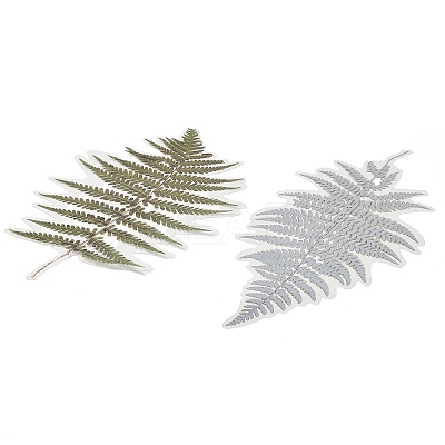 6Pcs Plant PET Adhesive Waterproof Stickers DIY-K074-01E-1