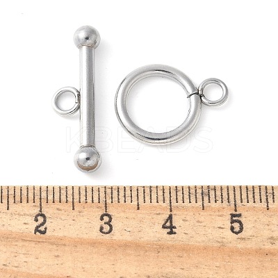304 Stainless Steel Toggle Clasps STAS-Z124-01B-P-1