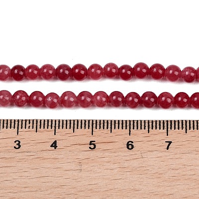Natural Dyed Marble Beads Strands G-D315-A01-05-4mm-1