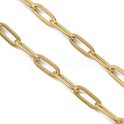 Adjustable 304 Stainless Steel Paperclip Chain Slider Bracelet Making AJEW-JB01623-02-1