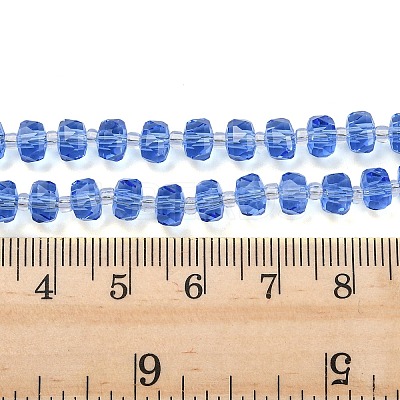 Transparent Glass Beads Strands GLAA-P076-01A-08-1