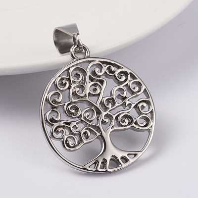 Tarnish Resistant 316 Surgical Stainless Steel Pendants LS-STAS-L186-053P-1