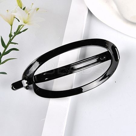 Oval Resin Hair Barrettes PHAR-H001-03A-1