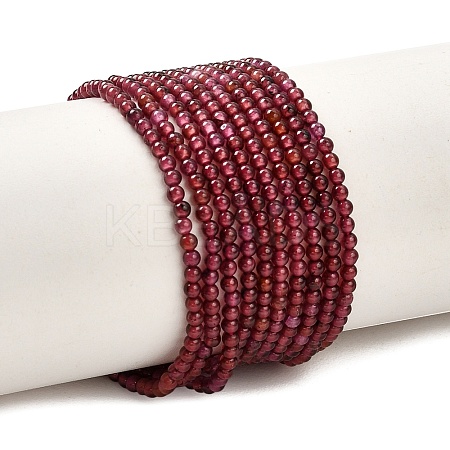 Natural Garnet Beads Strands G-N0213-04-2mm-1