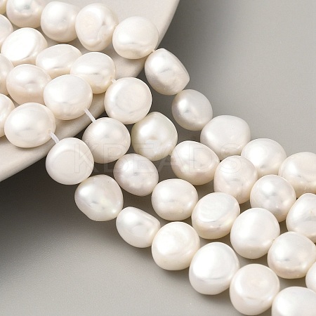 Natural Cultured Freshwater Pearl Beads Strands PEAR-A006-10E-1