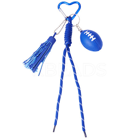 1Pc Cotton Braided Pendant Decorations AJEW-TA0002-56A-1