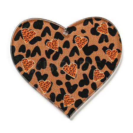 Valentine's Day Acrylic Pendants OACR-A026-03D-1