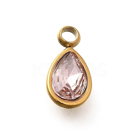 304 Stainless Steel Pendants STAS-Q346-04G-03-1