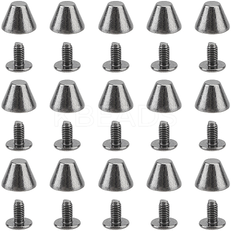 30Pcs Alloy Cone Rivets FIND-GF0008-58B-1