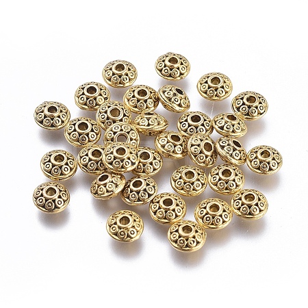 Tibetan Style Alloy Spacer Beads LS-GLF0725Y-1