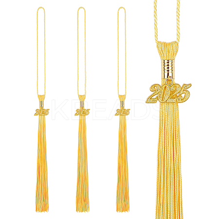 Silk Tassel Pendant Decorations AJEW-WH0651-33A-1