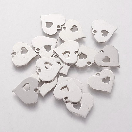 Non-Tarnish 304 Stainless Steel Charms X-STAS-Q201-T070-1
