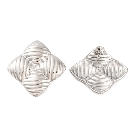 Tarnish Resistant 304 Stainless Steel Stud Earrings EJEW-G395-10P-1