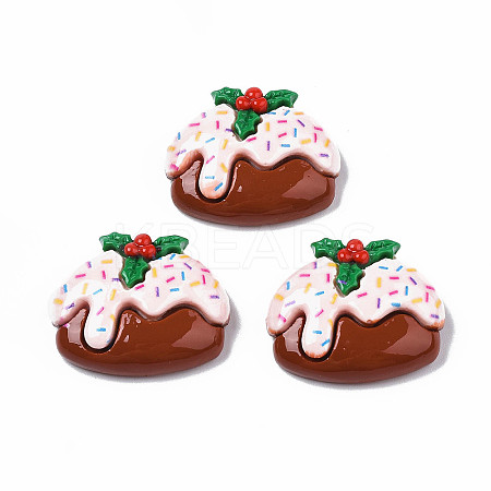 Christmas Theme Opaque Resin Decoden Cabochons LS-CRES-N021-119-1