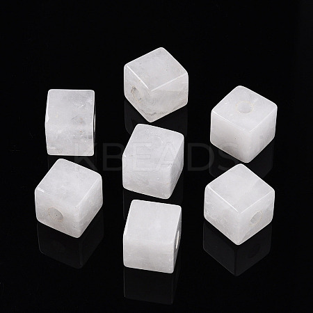 Natural Quartz Crystal European Beads G-N345-07A-12-1