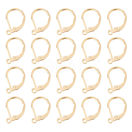 30Pcs Brass Leverback Earring Findings KK-AR0002-80-1
