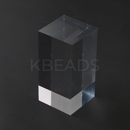 Square Transparent Acrylic Jewelry Display Pedestals LS-ODIS-WH0329-31D-1