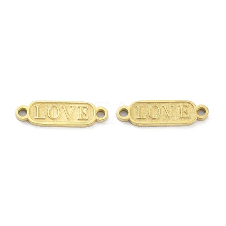 Ion Plating(IP) 316L Surgical Stainless Steel Connector Charms STAS-D029-01G-1