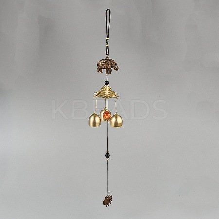 Alloy Wind Chimes AJEW-WH20006-259A-1