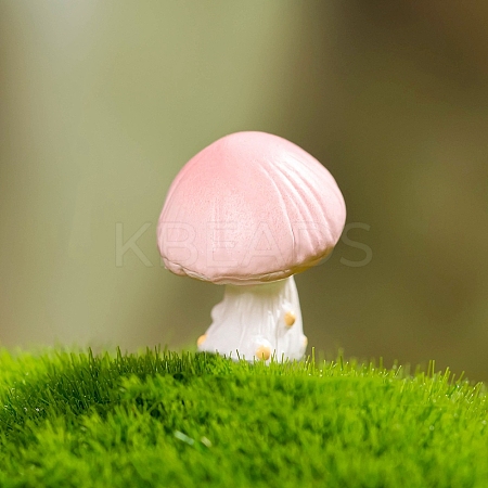Resin Mushroom Miniature Ornaments PW-WG67BFB-03-1